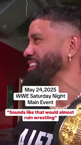 May 24,2025 WWE Saturday Night  Main Event #WWE 