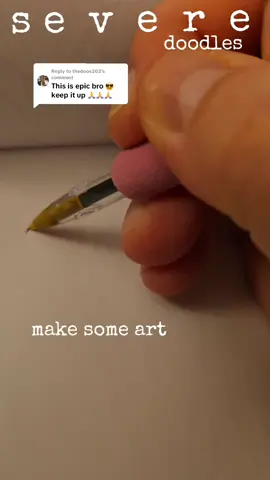 Replying to @thedoos203 make some art ✏️🙏 #severedoodles #originalcharacterart #dibujos #doodles 