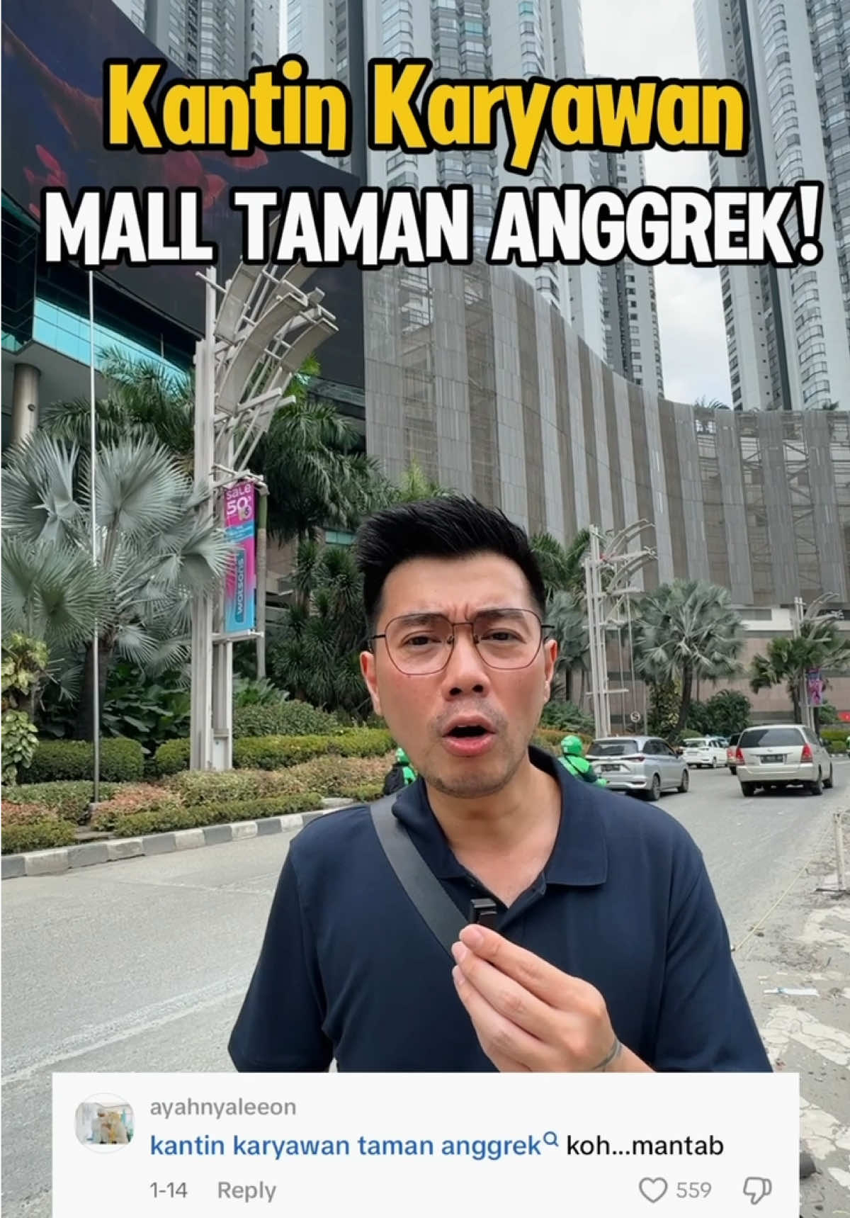 Kantin karyawan Mall Taman anggrek!! Mall Legend nihhh 😎