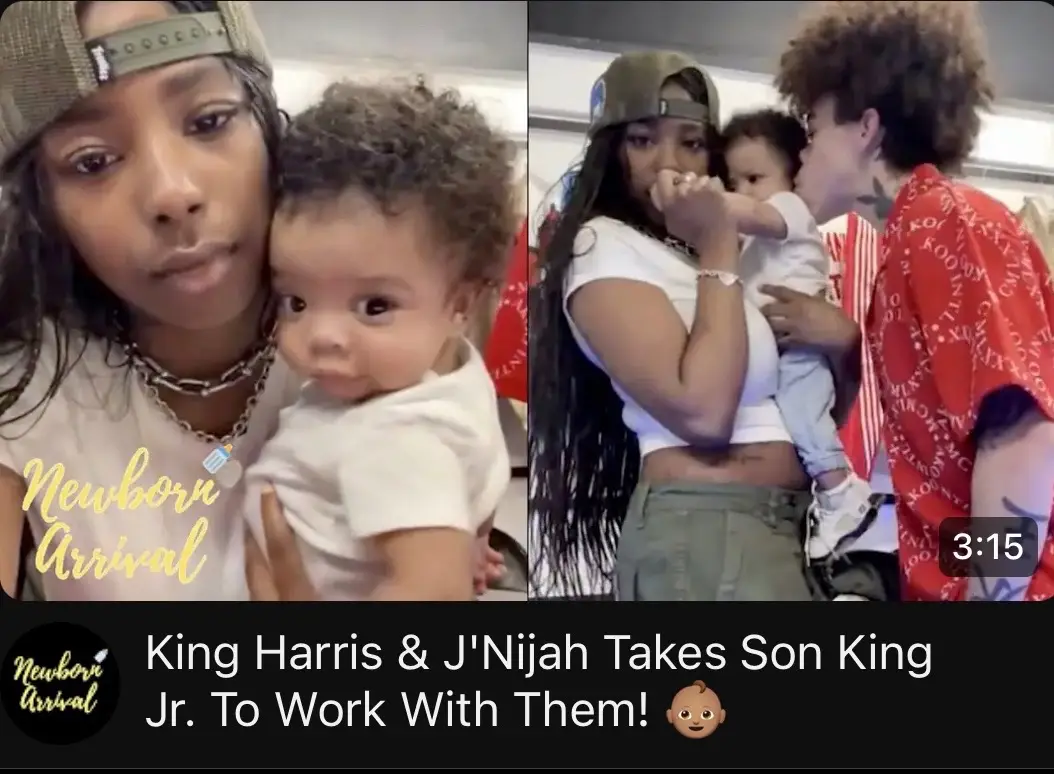 #kingharris #kingharrisjr #ti #tinyharris #newbornarrival #theneighborhoodtalk #theshaderoom #celebrity #babiesoftiktok #prettybrownbabies 