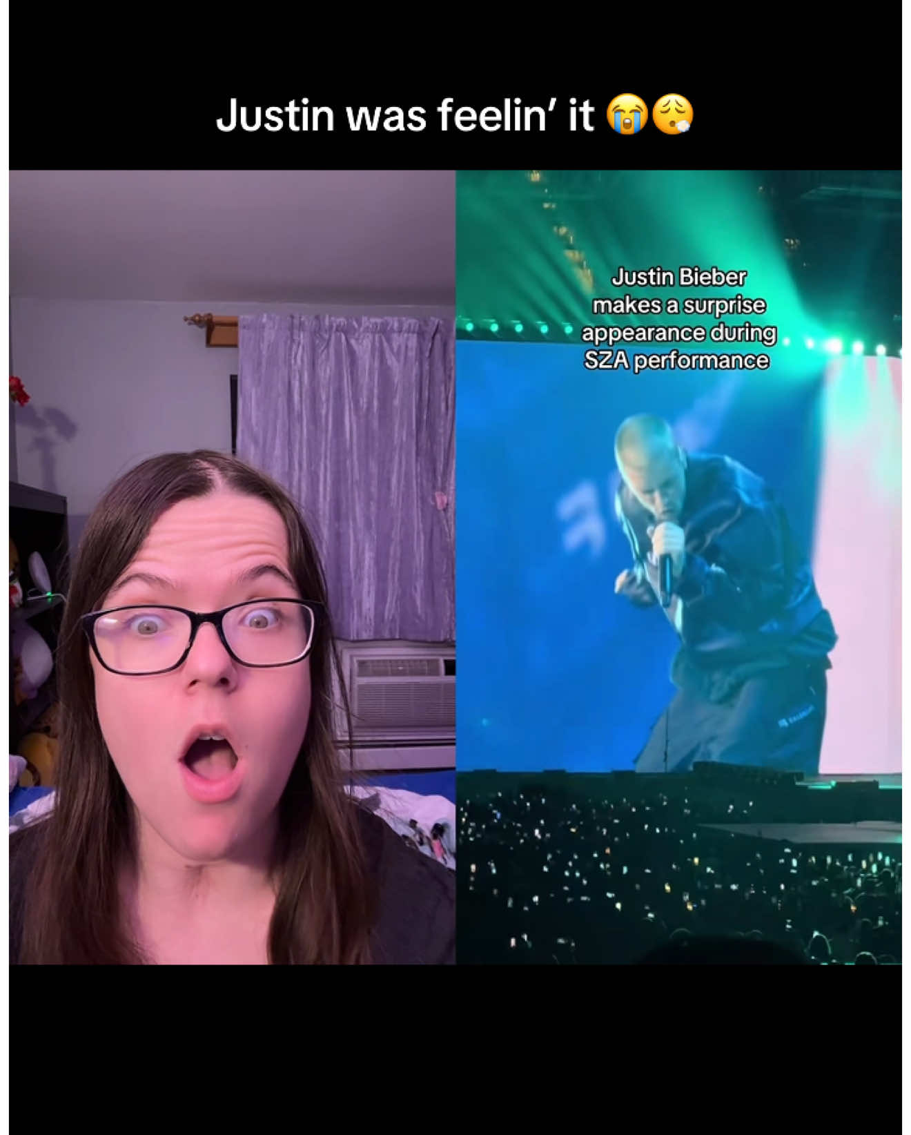 #duet with @Brittany & Isaiah (Mom & Son) #grandnationaltour  Justin’s back yes yes yes, just what we need now we need an eras tour bud, when’s that??😭 #justinbieber #beliebers #justicetour #fyp #foryou #tiktokshopmemorialday #sza 