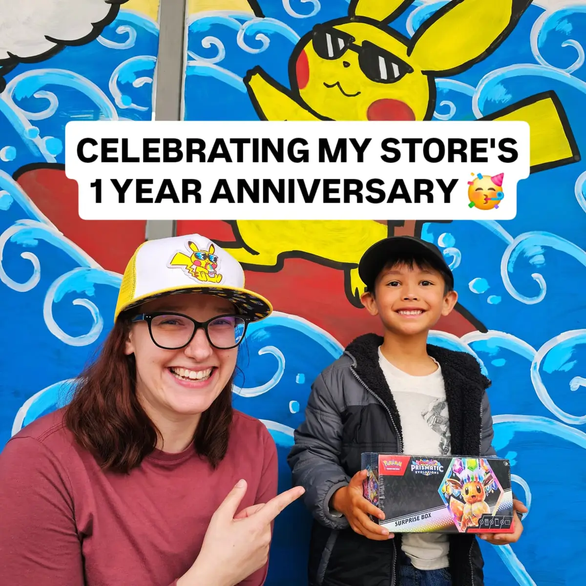 Today was the 1st Year Anniversary of my card shop… and words can’t describe how amazing the day turned out 🥹 From a Destined Rivals Pre-Release with incredible pulls, to our trade night that saw over 160 collectors participating in good old fashioned trading But what I didn’t expect was the surprise gift we received from our community: The biggest binder I’ve ever seen, with cards signed and personalized by 500 community members…It reminded me why I started this shop in the first place I cannot thank everyone enough for coming out and making this an incredible day ♥️ Huge thanks to @Collectr - TCG Tracking App  for sponsoring the event and allowing us to give away so many great items, including Prismatic Evolutions, Blooming Waters and a lot #pokemoncards #pokemontcg #pokemoncommunity #pokemontradingcards #pokemonshop 