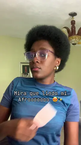 Amoooooo ✨😍😍😍 mi pelo si está creciendo bebé 💅✨ #pel #hair #afrohair 