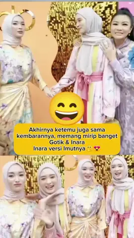 Akhirnya ketemu juga #SaskiaGotik #gotik #inararusli #kabarartis #artis #viral #tranding #fyp  #salaminteraksi #jangakauanluas #semuaorang #monetisasi