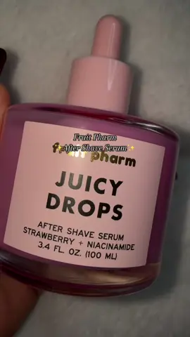 #fruitpharm #juicydrops #serum #aftershave #aftershaveserum #fruitpharmglowdrops @Fruit Pharm 