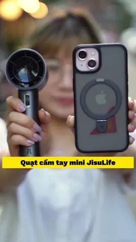 Quạt cầm tay JisuLife siu mát nha #review #jisulife #quattichdien #quatcamtay #ngocreview 