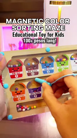CLICK THE LINK TO CHECKOUT #mazetoy #magneticmazetoy #magneticcolormaze #mazetoyforkids #educational #educationaltoy #woodentoy #sortingcolors 