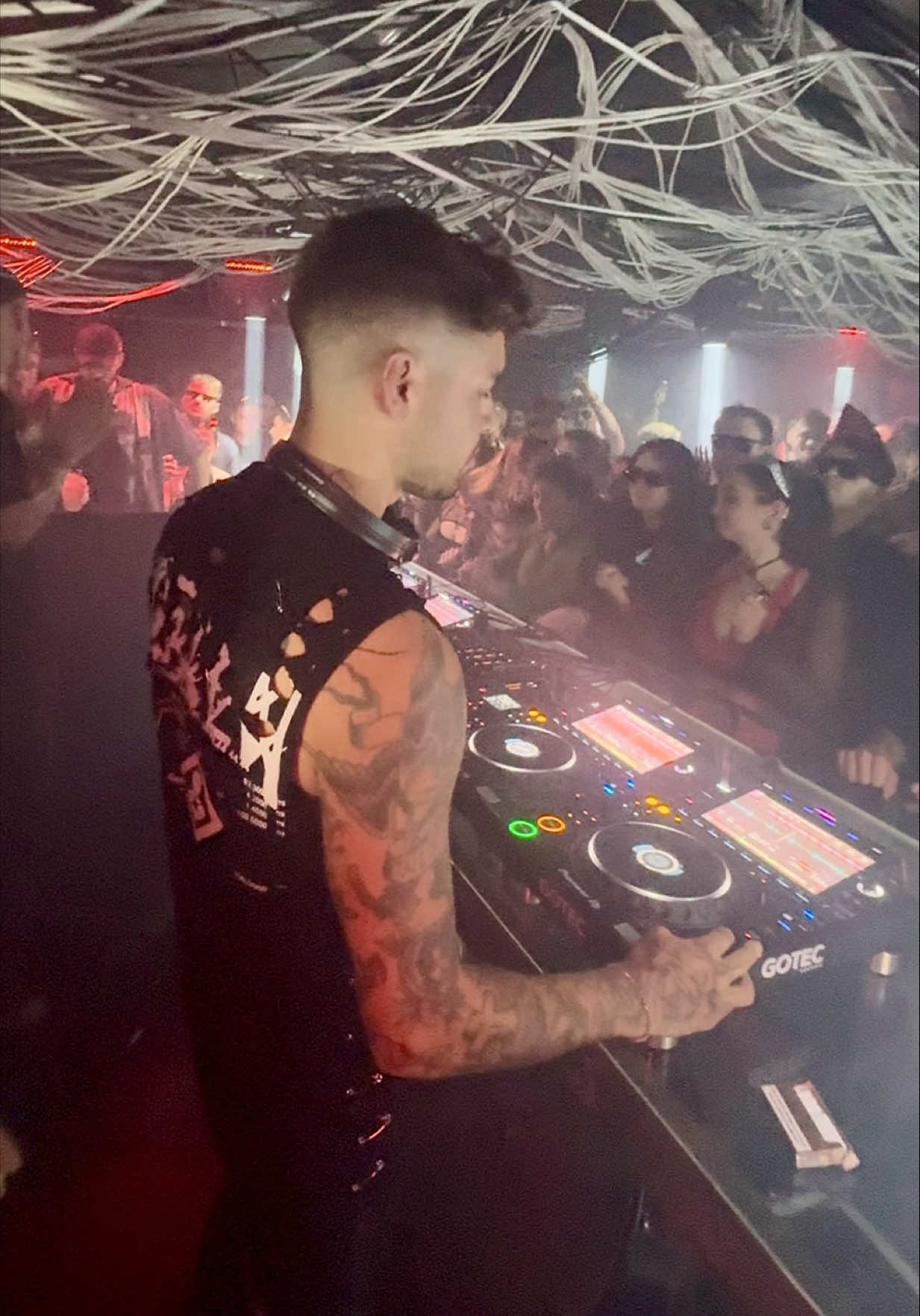 Anyma turning up the BPM at @gotec_club 🔥 🎥  @mo_kashani  #anyma #bpm #germany #techno #rave #dance #44lable #raver #germantechno