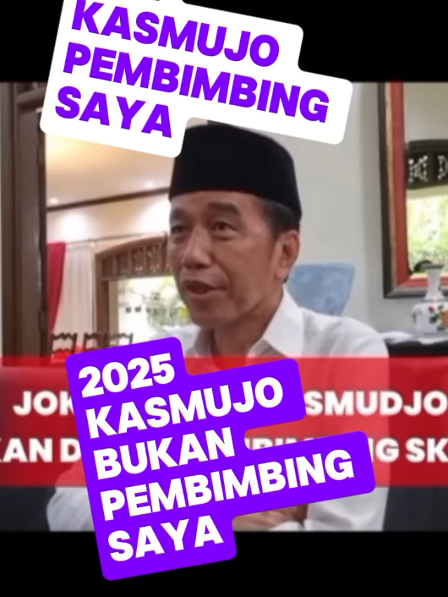 pada tahun 2017, Jokowi mengatakan Kasmujo adalah dosen pembimbingnya. kemudian di tahun 2025, setelah ijasahnya di pertanyakan, Jokowi mengatakan Kasmujo bukan pembimbingnya. mana yang benar?  #ikhsansiregar #beritatiktok #ijasahjokowi #kasmujo #beritaviral 