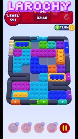 Color Block Jam Level 591 #colorblockjam #chygames #larochy #fyp