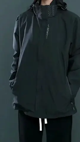 3-in-1 men's detachable inner jacket, windproof and waterproof outer jacket, outdoor hiking suit