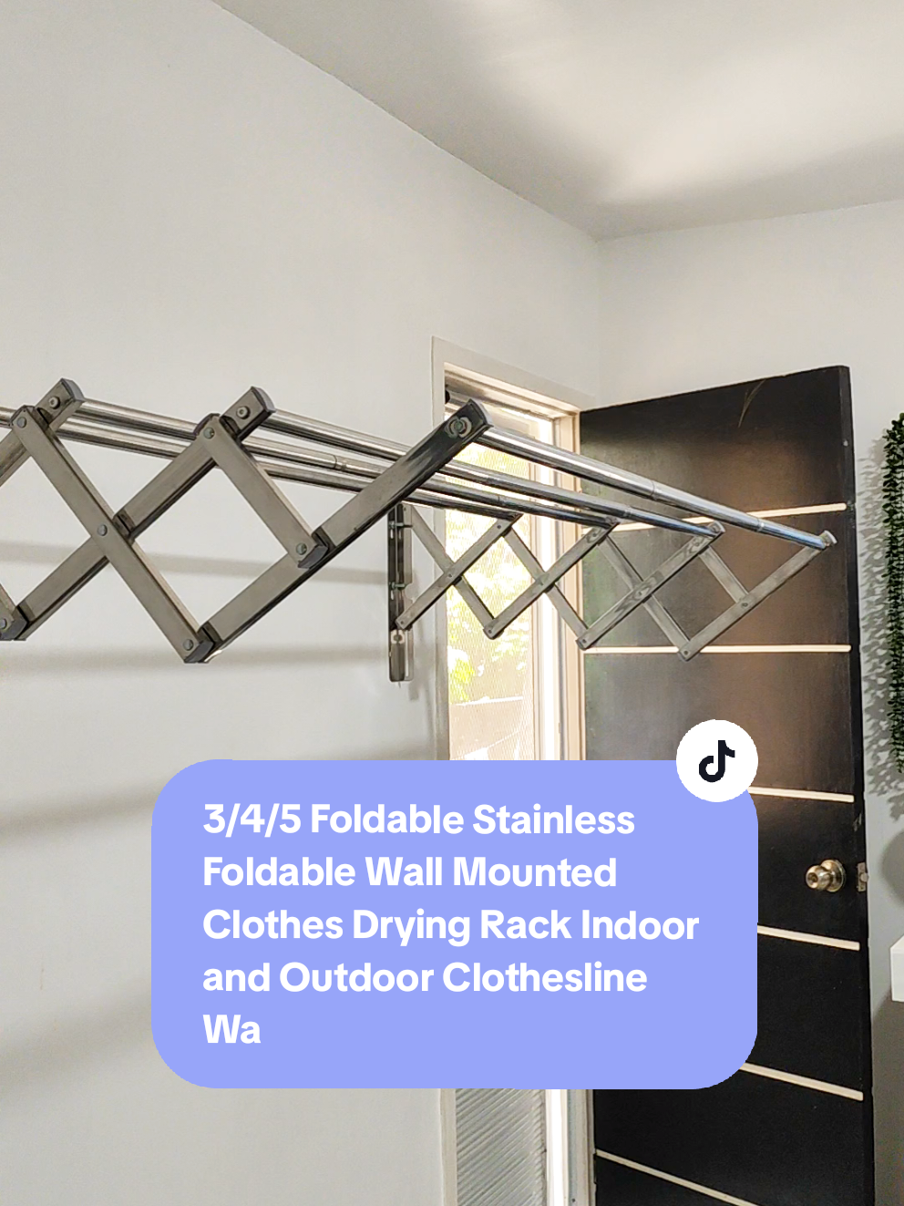 3/4/5 Foldable Stainless Foldable Wall Mounted Clothes Drying Rack Indoor and Outdoor Clothesline Wall Clothes 5X200CM Wall Clothesline Stainless Steel Wall Clothesline Wall Hanging Folding #outdoorclothesline #dryingrack #clothesdryingrack #clothesline #foldableclothesdryingrack #sampayan #wallhangingrack 