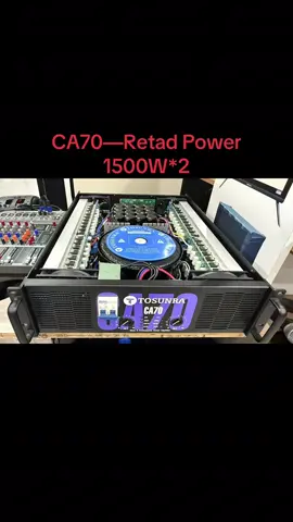 Quality is visible. CA70 POWER AMPLIFIER. #audio #amplifier #amplifierkaraoke #DJ #subwoofer 