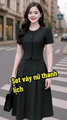 Set váy nữ thiết kế #vaynu #vaydutiec #vaynuxinh #damnu #setvayxinh 