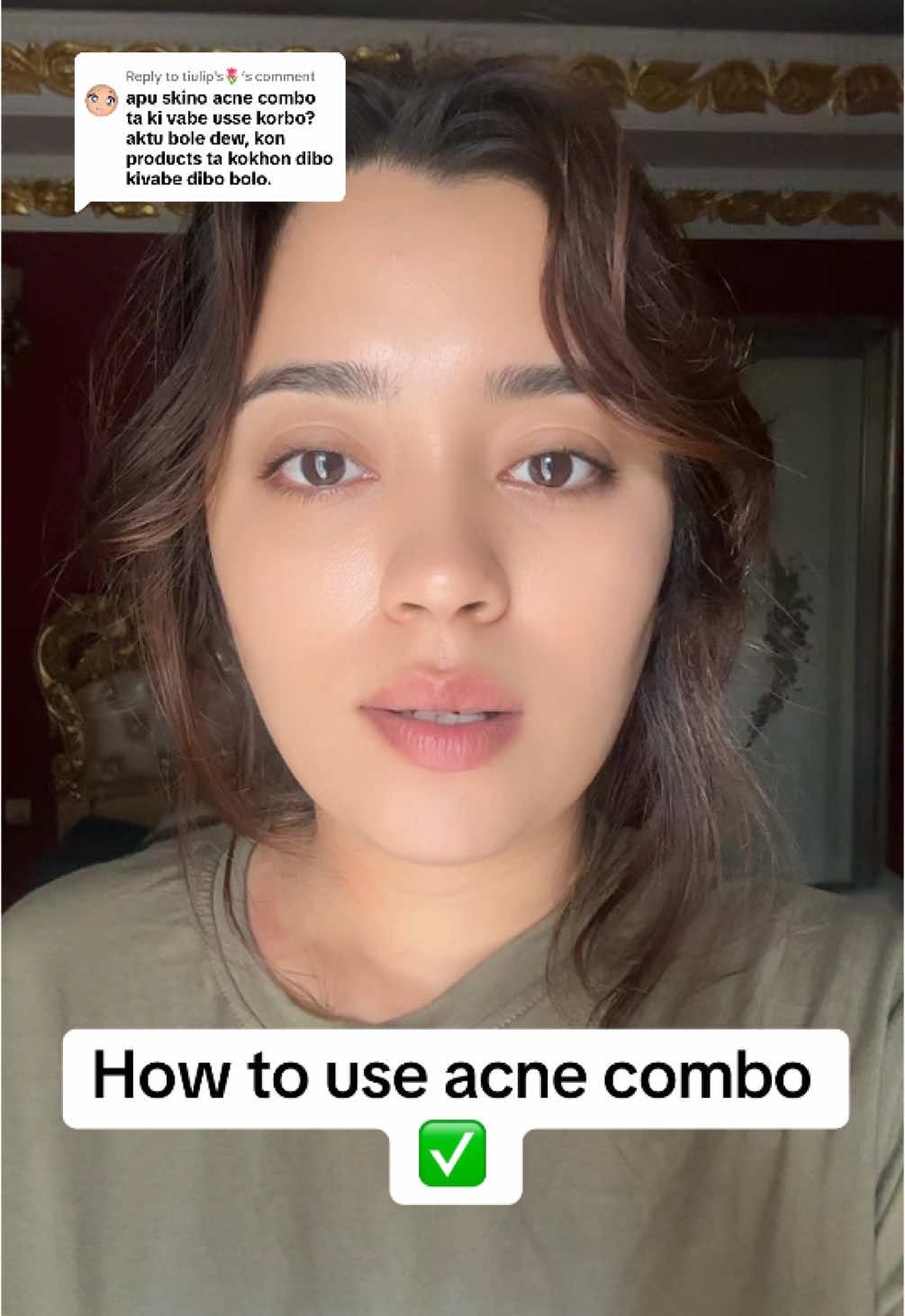 Replying to @tiulip's🌷  how to use acne combo ✅ #official #viraltiktok2025 #acnetreatment #acneproneskin #products #skincare #skincareroutine #fyp #foryoupage #foryou #goviral #viral #trending 