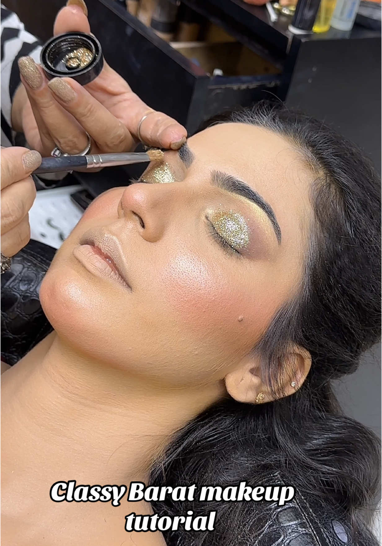 Barat makeup tutorial in red #trendingvideo #trending #foryoupage #fyp #viraltiktok #viral #unfrezzmyaccount #video #makeuptutorial 