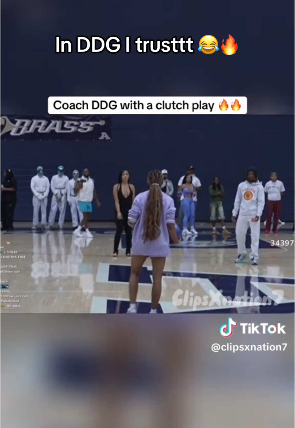 DDG is such a W guy and had to execute the game plan🔥 #foryou #fyp #basketball #hoopersoftiktoks #streameruniversity #kaicenat 