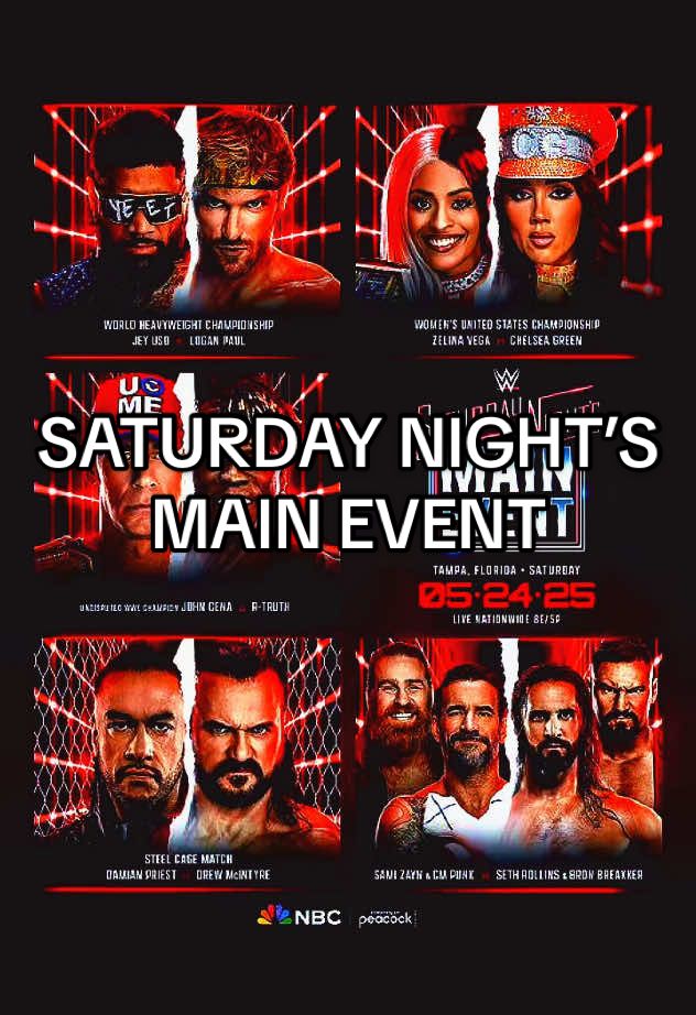 Saturday Night’s Main Event 5/24/25 #WWE #snme 