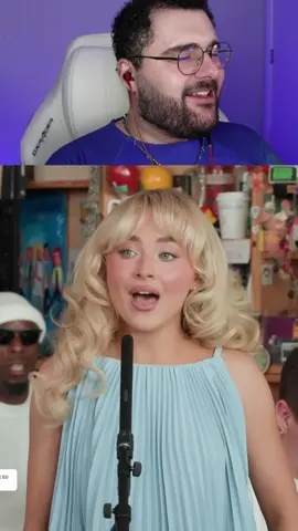 React da Sabrina Carpenter no Tiny Desk 'Espresso' #musica #pop #react #batatagg #sabrinacarpenter