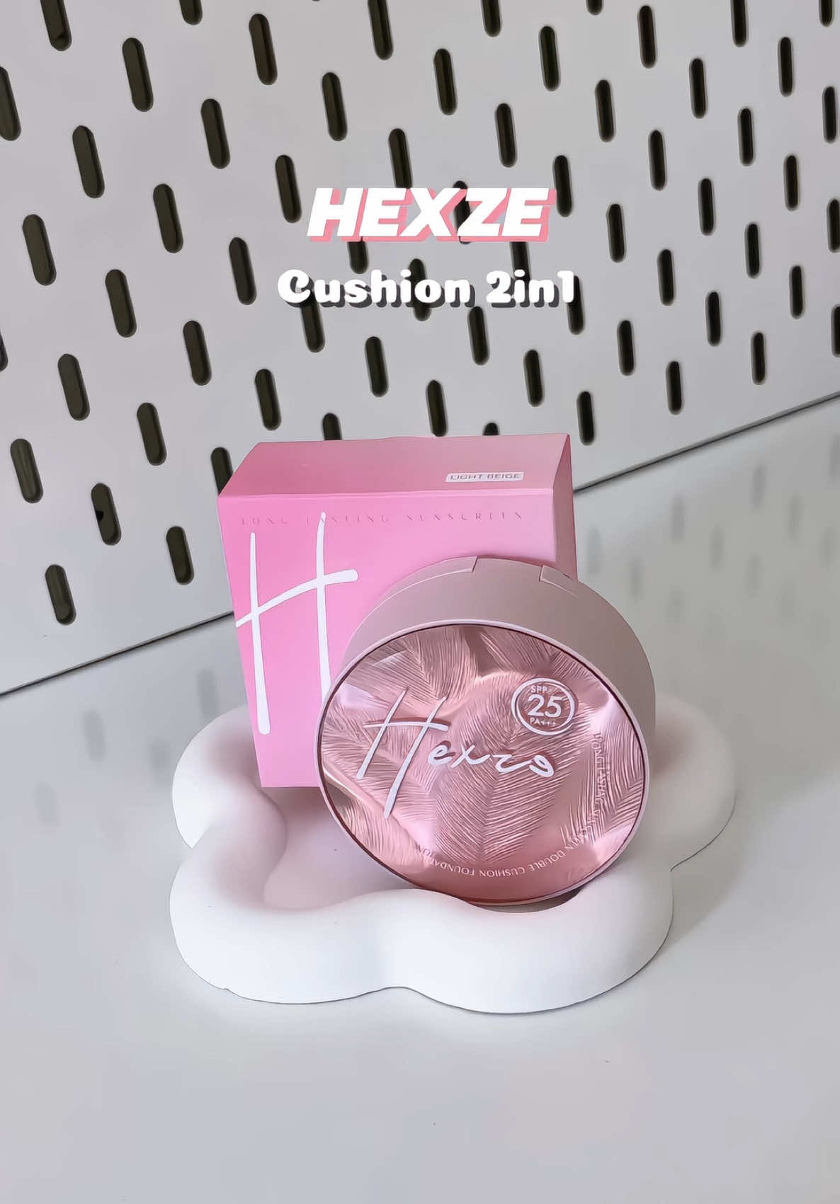 Cushion Hexze phiên bản mới 2in1 vừa có cushion chống nắng vừa có phấn phủ #fyp #xuhuong #makeup #hexze #hexzecushion #hexzebeauty 