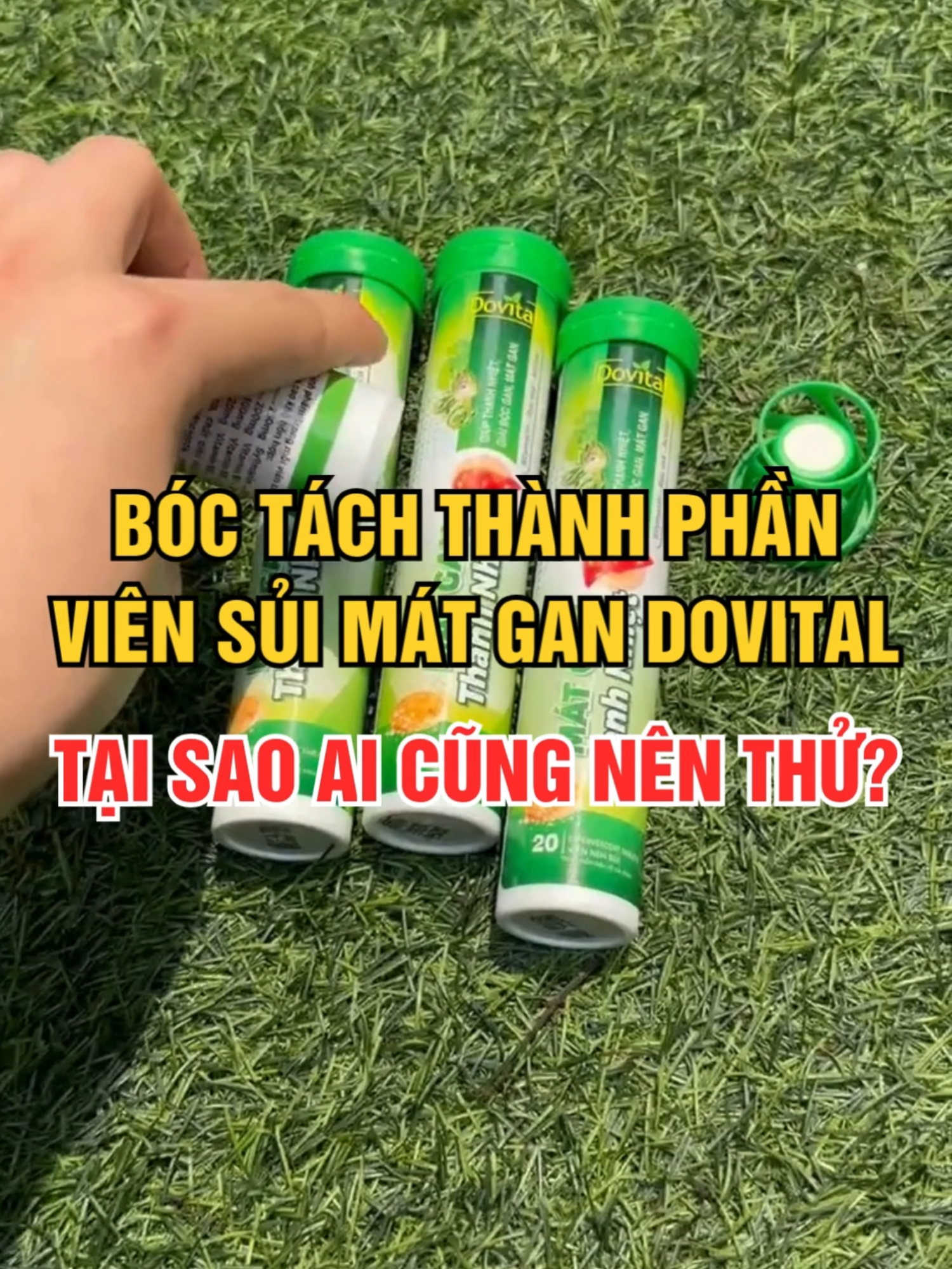 Bóc tách thành phần Viên Sủi Dovital - Tại sao ai cũng nên thử! #dovital #suimatgandovital #matgan #dovitalxanh #songkhoe #songkhoemoingay