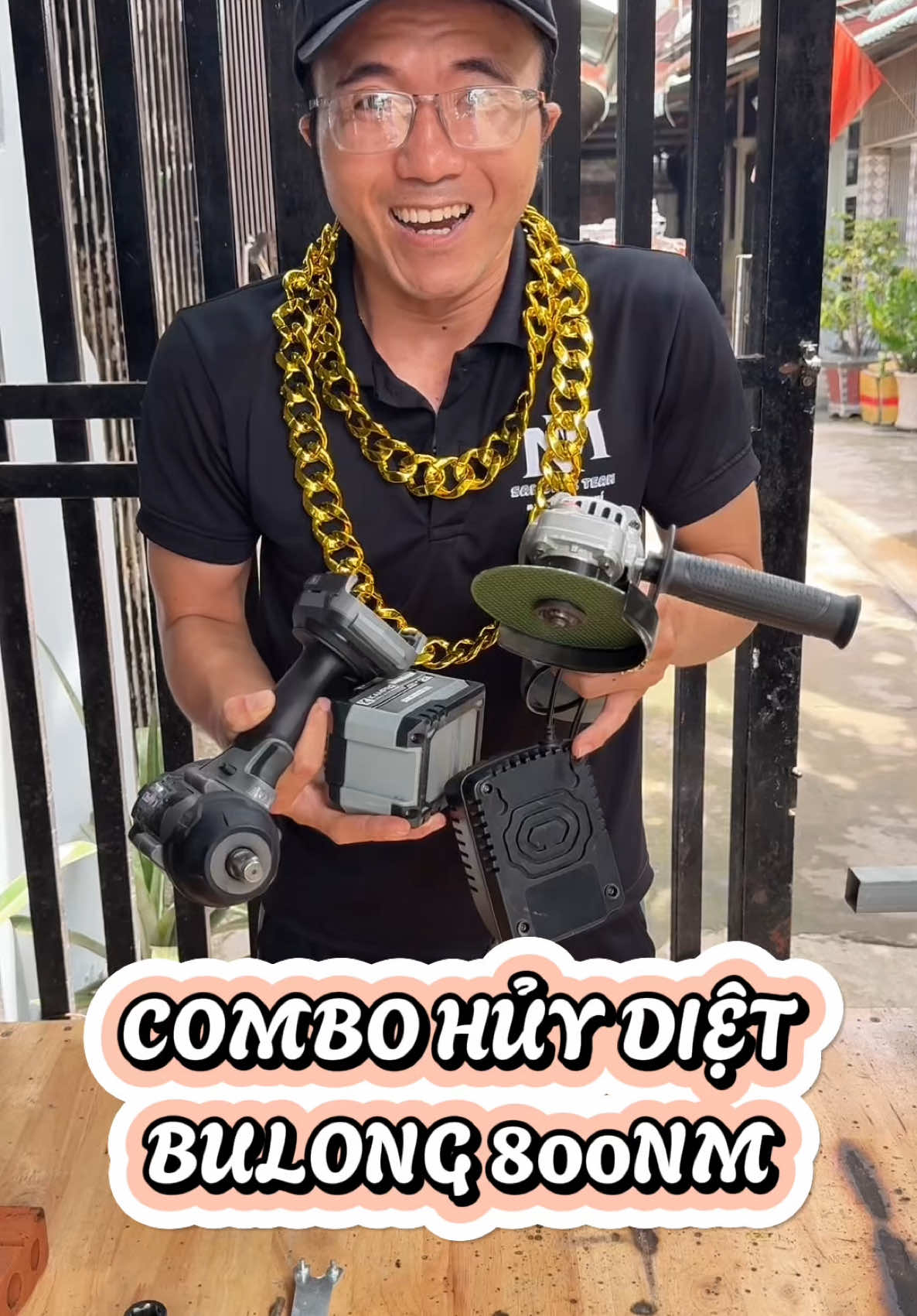 KÈO THƠM...COMBO HUỶ DIỆT BULONG 800NM + MÁY CẮT KAMPRO! #anhnamcokhi #xuhuong #review #combohuydiet #kampro @anhnamcokhi 