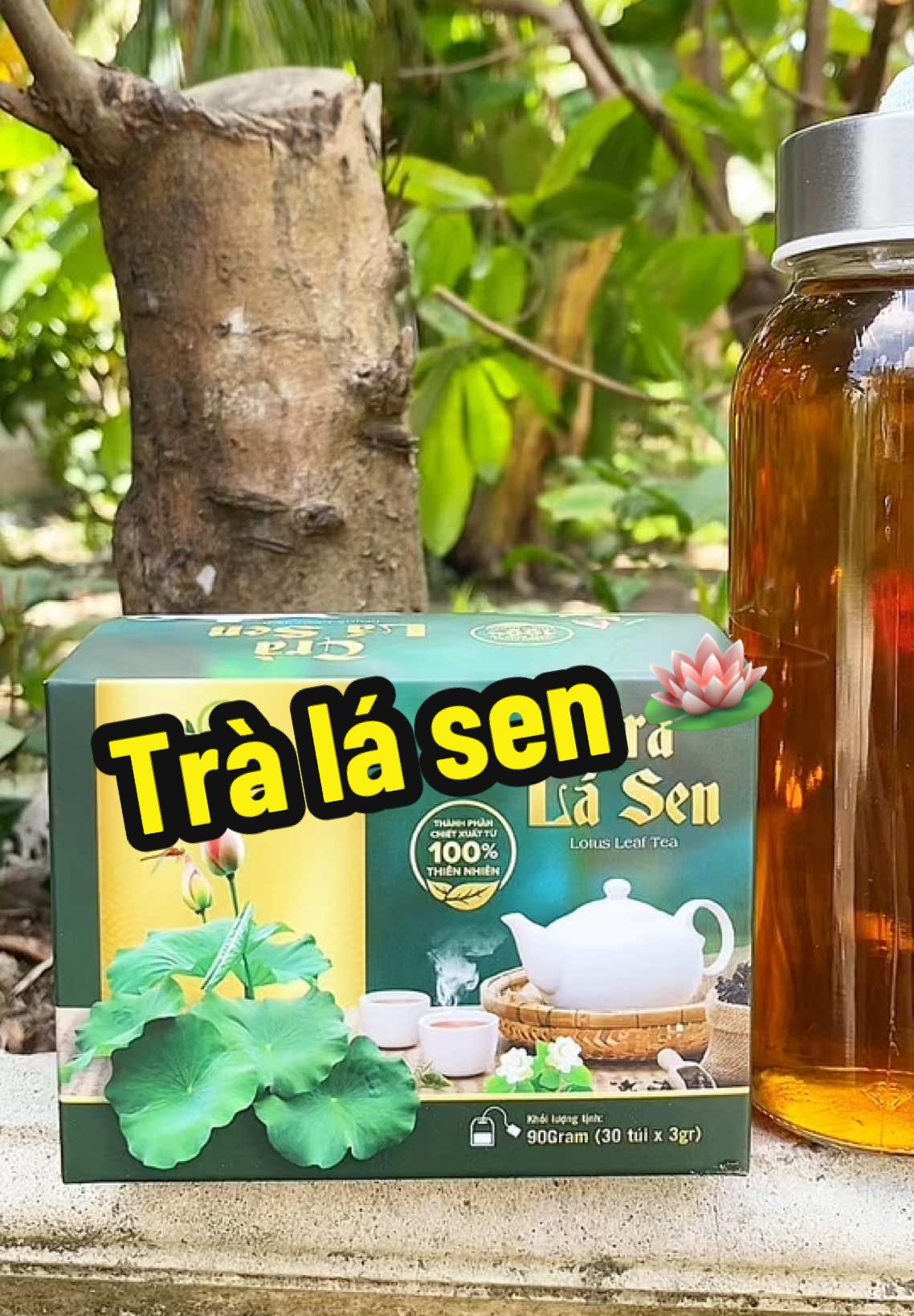 Trà lá sen giúp thanh lọc mát gan ngủ ngon#tra #thichuongtra #metra #tralasen #tiepthilienket #banhangtiktokshop #trangthu3 