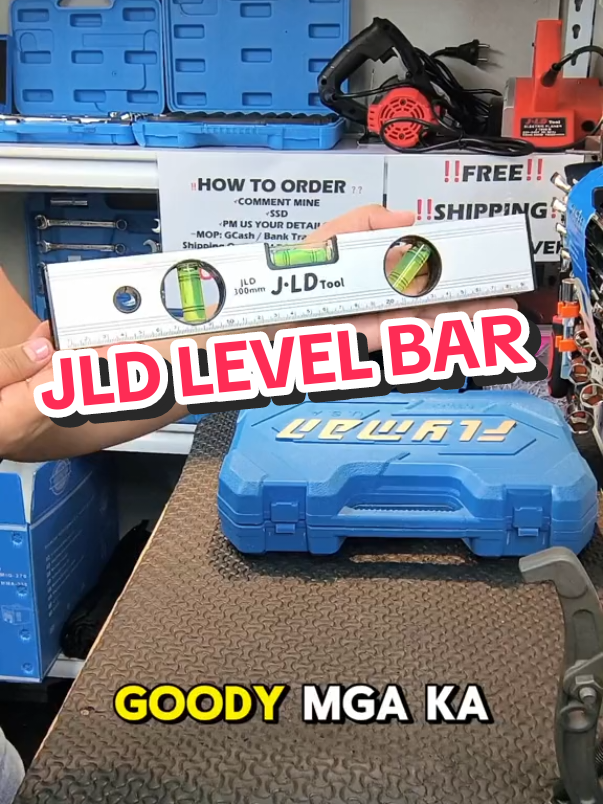 JLD LEVEL BAR  High Quality  Heavy Duty  Magnetic #ManongToolsPH #toolsandmaterials #fypシ #viral 