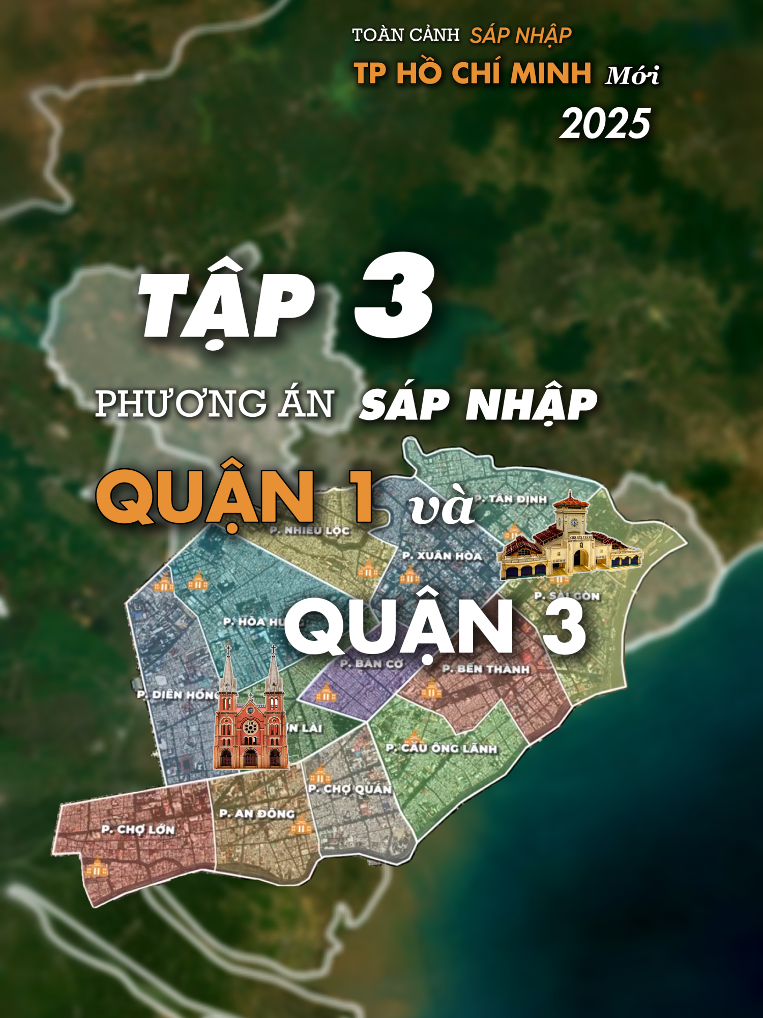 PHƯƠNG ÁN CHI TIẾT SÁP NHẬP QUẬN 1, QUẬN 3, QUẬN 5, QUẬN 10 TẠI THÀNH PHỐ HỒ CHÍNH MINH MỚI, 2025, CẬP NHẬT MỚI NHẤT #sapnhaptinh  Tập 2, SÁP NHẬP QUẬN 1, 3, 5, 10 TP HCM 2025 Có Gì Mới - PHƯƠNG ÁN CHI TIẾT Tập này, kênh sẽ nói đến 4 quận trung tâm nhất thành phố hồ chí minh, đó là quận 1, quận 3, quận 5 và quận 10. Theo thông tin từ báo thanh niên, đăng ngày 15/04/2025 thì quận nhất sẽ sáp nhập còn 4 phường. Còn Quận 3, 5, 10 đều sắp xếp chỉ còn 3 phường mới. Coi video này, mọi người sẽ biết được phương án sáp nhập chi tiết quận 1, quận 3, quận 5 và quận 10 có gì mới, video sẽ mô tả chỉ tiết nhất phương án sáp nhập. Cập nhật chi tiết nhất phương án sát nhập quận 1, 3, 5, 10 ở tp HCM 2025 có gì mới nhất. Xem xong video, mọi người sẽ có cái nhìn khái quát về ranh giới địa lý các phường xã của siêu đô thị thành phố hồ chí minh mới, phường nào sẽ sáp nhập với phường nào, trung tâm hành chính phường xã mới nằm ở đâu? Quận 1,3,5 và các quận ở thành phố hồ chí minh sẽ được sáp nhập, sắp xếp như thế nào? Quận 1,3,5,10 sẽ còn bao nhiêu phường sau sáp nhập tỉnh? Hay thành phố thủ dầu một, thành phố bà rịa, vũng tàu sẽ còn bao nhiêu phường sau sáp nhập tỉnh. Tỉnh bình dương và bà rịa – vũng tàu sẽ sáp nhập còn mấy phường? Khám phá ra khu vực có tiềm năng đầu tư trong tương lai? các công trình lịch sử, văn hóa và du lịch, mang tính biểu tượng của thành phố hồ chí minh mới sẽ có địa chỉ mới như thế nào? Mạng lưới giao thông kết nối các vùng trong thành phố Hồ Chí Minh hiện trạng và tương lai ra sao? Theo thông tin từ báo thanh niên, đăng ngày 15/04/2025 thì quận nhất sẽ sáp nhập còn 4 phường. Còn Quận 3, 5, 10 đều sắp xếp chỉ còn 3 phường mới. Coi video này, mọi người sẽ biết được phương án sáp nhập chi tiết quận 1, quận 3, quận 5 và quận 10 có gì mới, video sẽ mô tả chỉ tiết nhất phương án sáp nhập. Cập nhật chi tiết nhất phương án sát nhập quận 1, 3, 5, 10 ở tp HCM 2025 có gì mới nhất. #tphcm #sapnhaptphcm #diaphuong #sapnhaptinh #tphcmmorong #binhduong #dongnai #bariavungtau #longan #tayninh #tiengiang #kinhtebien #dothilienthong #quyhoachmoirongtphcm #thanhhienland #giadattphcm #giadatthanhphohochiminhmoi #hanoi #sapnhapquan1 #sapnhapcacquantphcm #sapnhapxaphuongtphcm #vietnam #baria #thudaumot
