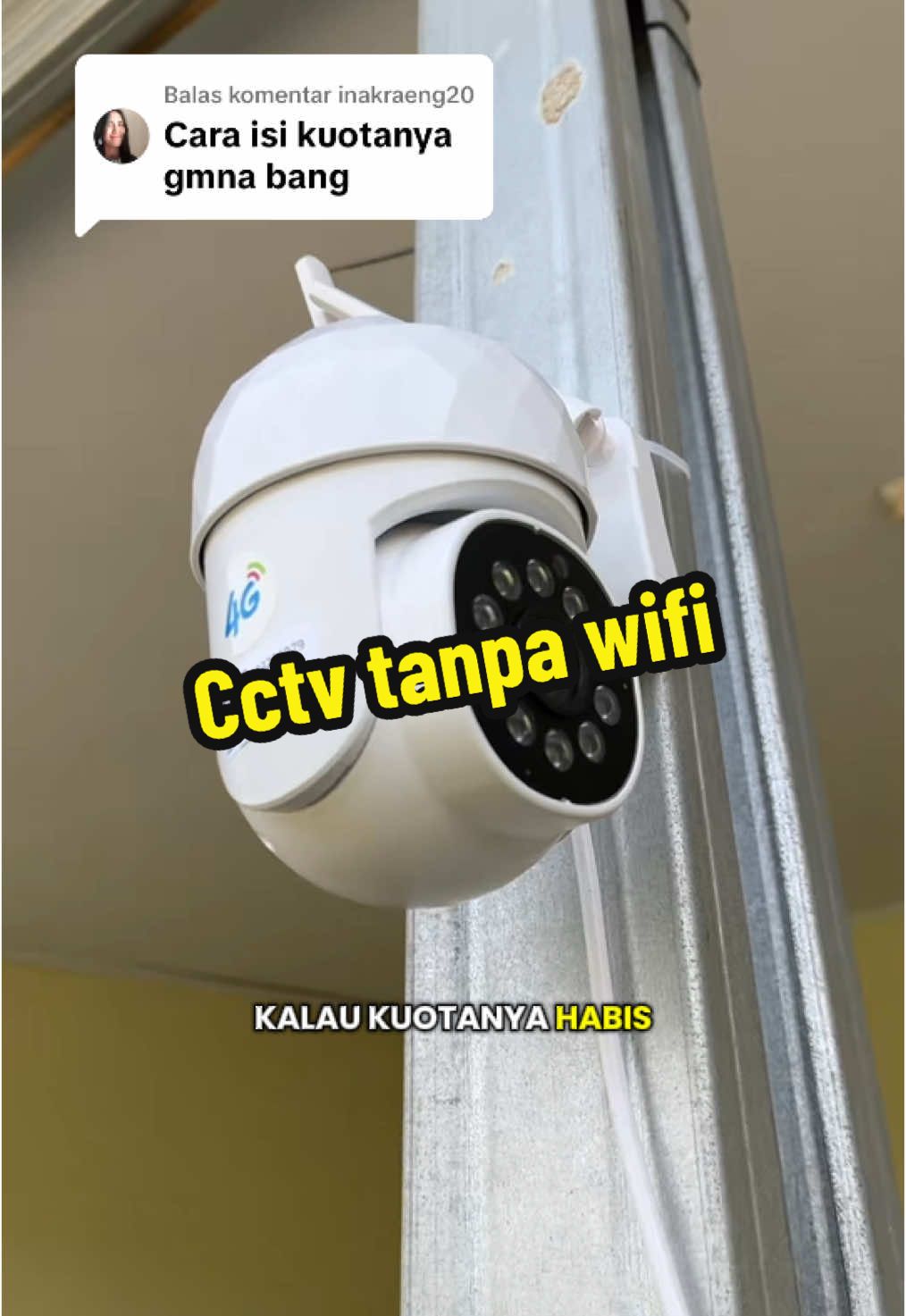 Membalas @inakraeng20 cara isi ulang kuota cctv tanpa wifi bisa pantau jarak jauh pakenya kartu sim murah bisa cod #cctvtanpawifi #cctvkartusim #guncang66spesialgajian #satukontentiaphari 