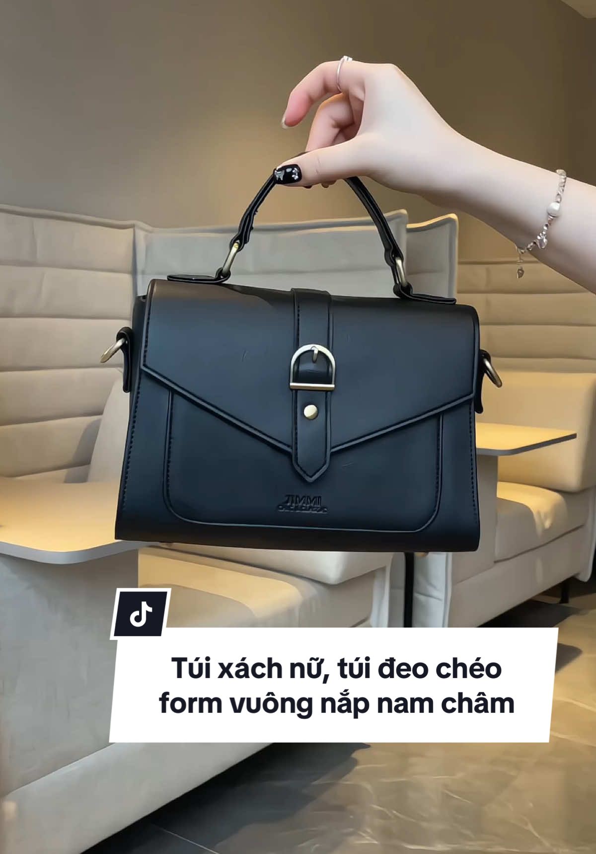 Túi xách nữ, túi đeo chéo form vuông to đựng nhiều đồ #jimestore #tuixachnu #tuixach #reviewtuixachnu #tuideocheonu #byscom 