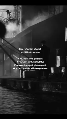 What you give out will always return.🔄