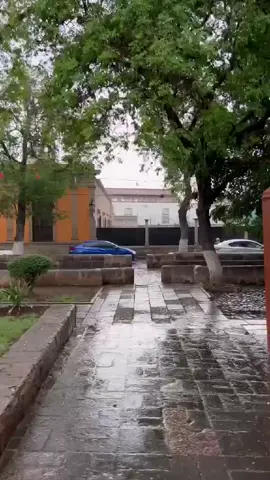 Así estuvo el centro de mi hermosa ciudad #morelia bajo la lluvia 😏😃⛈️🌧️