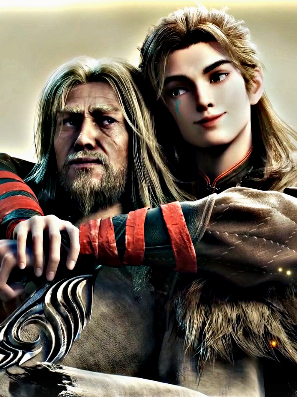 momen yang mengharukan ketika Qin Mu memeluk kakek dan neneknya untuk terakhir kali sebelum pergi meninggalkan Daxu 🥺 #talesofherdinggods #donghuaedit #foryoupage #fyp #saanner4k 