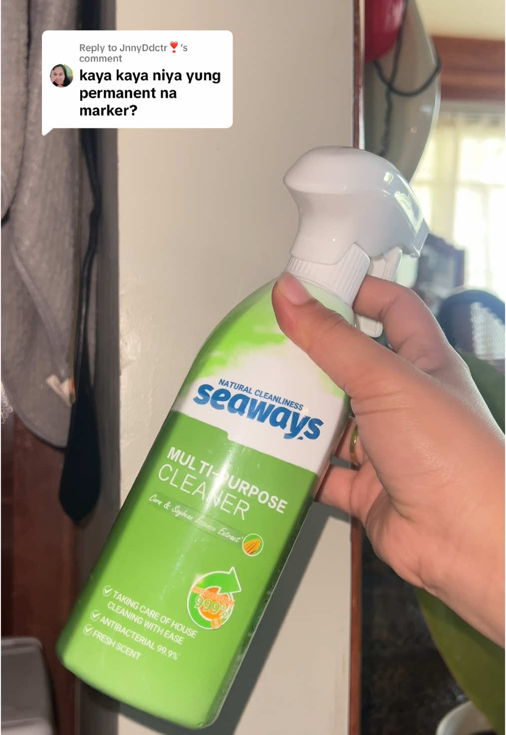 Replying to @JnnyDdctr❣️ Sobrang ganda talaga panglinis nitong Seaways😍 #seaways #seawayscleaner #multipurpose #multipurposecleaner #cleaningproducts #recommendations 