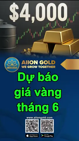 Dự báo giá vàng tháng 6.#giavangthegioi #tàichínhcánhân #giávàng #Vàng #aiiongold #TinTức #xuhuong #trending #donaldtrump #xuhuongtiktok