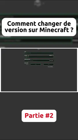 Comment changer de version sur Minecraft ? (Partie 2) #Minecraft #minecrafttutorial #minecrafttips #pourtoi