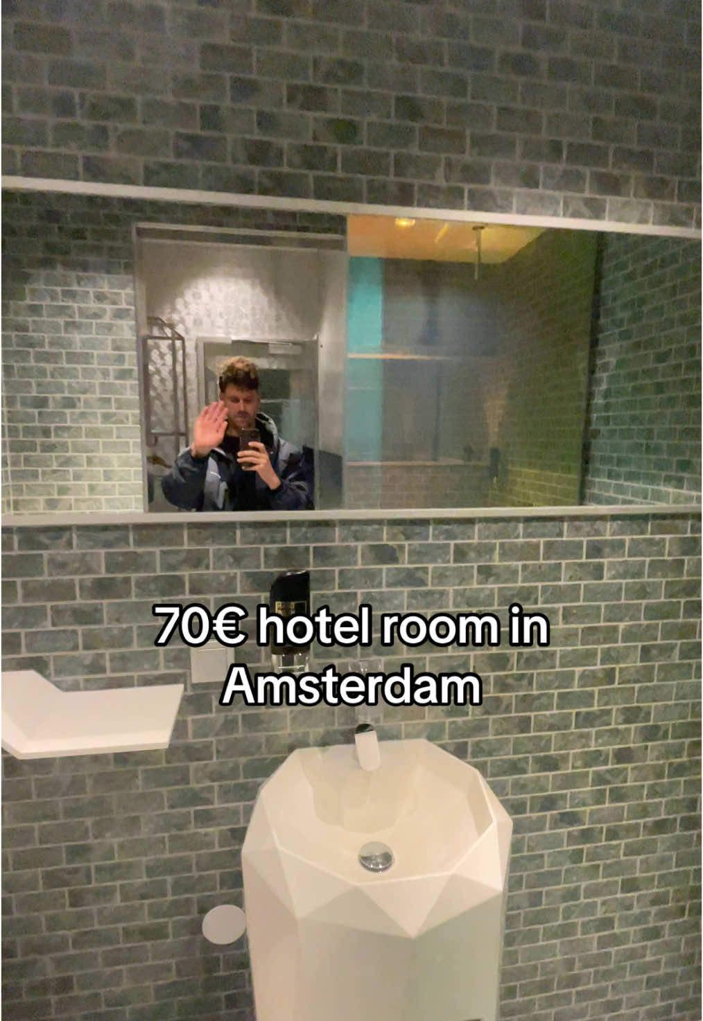 Found this gem last minute during ADE. Covers the basics & less expensive then a hostel  #amsterdam 