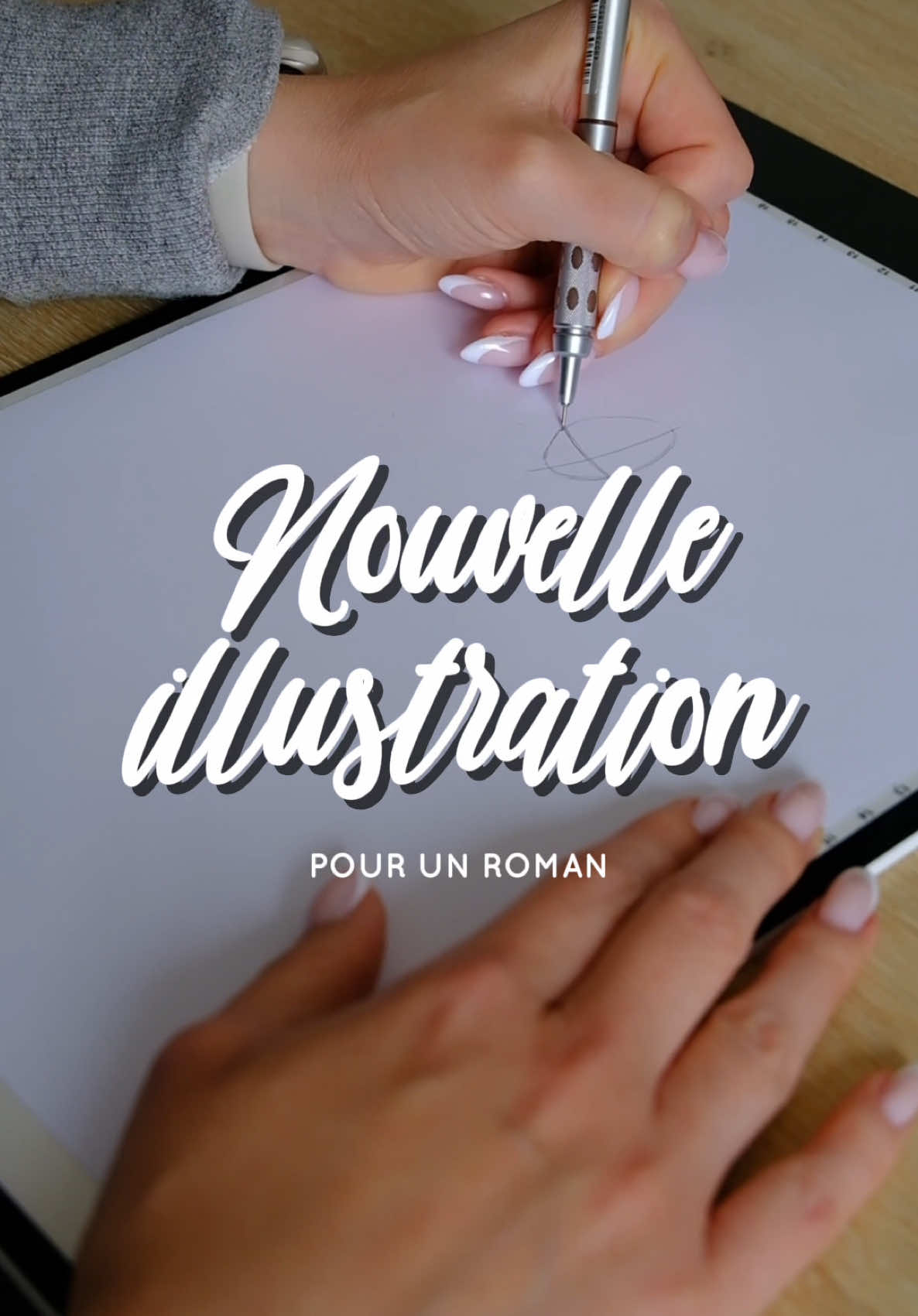 Je réaliste une illustration pour un roman 📚 #illustration #artist #urbanfantasy @Ian.Valderen.auteur 