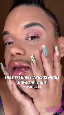#onthisday #skittlezsayz #manicure @astrid12nails #bronx #nailtech 