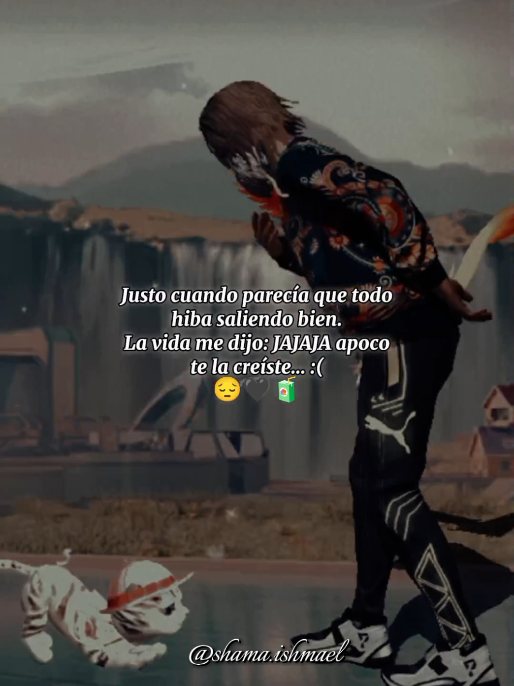 Justo cuando todo iba bien#frasestristes #reflexion #freefire #garenafreefire #paratii 