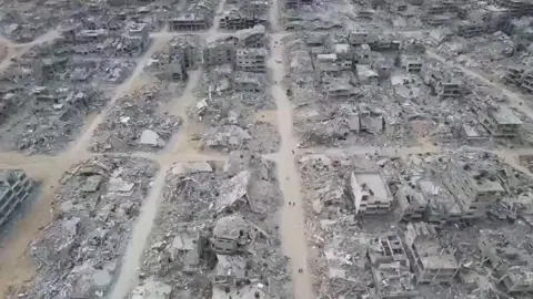 Aerial views of the extent of the destruction that befell  in one of the areas of the Gaza Strip due to the Israeli occupation's aggression #ALLEYESONGAZA🇵🇸 #ALLEYESONNORTHGAZA #STOPTHEGENOCIDE #FREEPALESTINE #SAVEGAZA #SAVERAFAH 