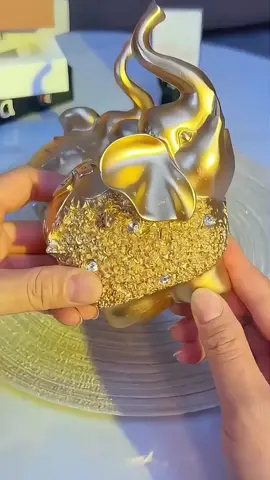 #GoldenElephantStatue #LuckyElephantForHome