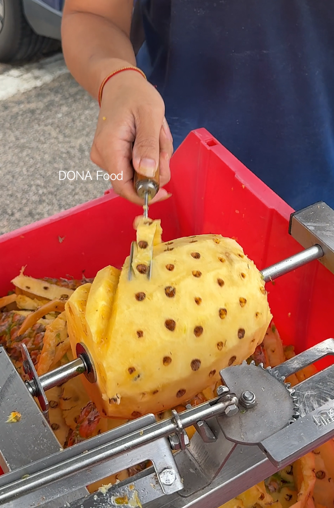 Perfect Fruit Cutting Machine - Fruit Cutting Skills - Malaysian Street Food #streetfood #fruit 