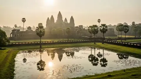 The magnificent temples of Cambodia are truly beautiful.”🇰🇭#ប្រាសាទអង្គរវត្ត🥰🇰🇭ប្រាសាទខ្មែរ🇰🇭 #ខ្មែរយើងមិនចេះឫកទេ🙏🇰🇭 
