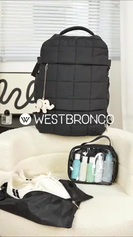 🤩With it, I don't need a suitcase anymore💥! WESTBRONCO travel backpack. 😍😍😍Wow, there are so many ingenious and considerate designs, 🍒and two compartments are also included as a gift. 💫 #westbronco  #puffer #girlsgo  #capacity #womenbags #waterproof #travel #trip #highquality  #streetwear #backpack #lovetravel #brand #brandday #payday #paydaysale 