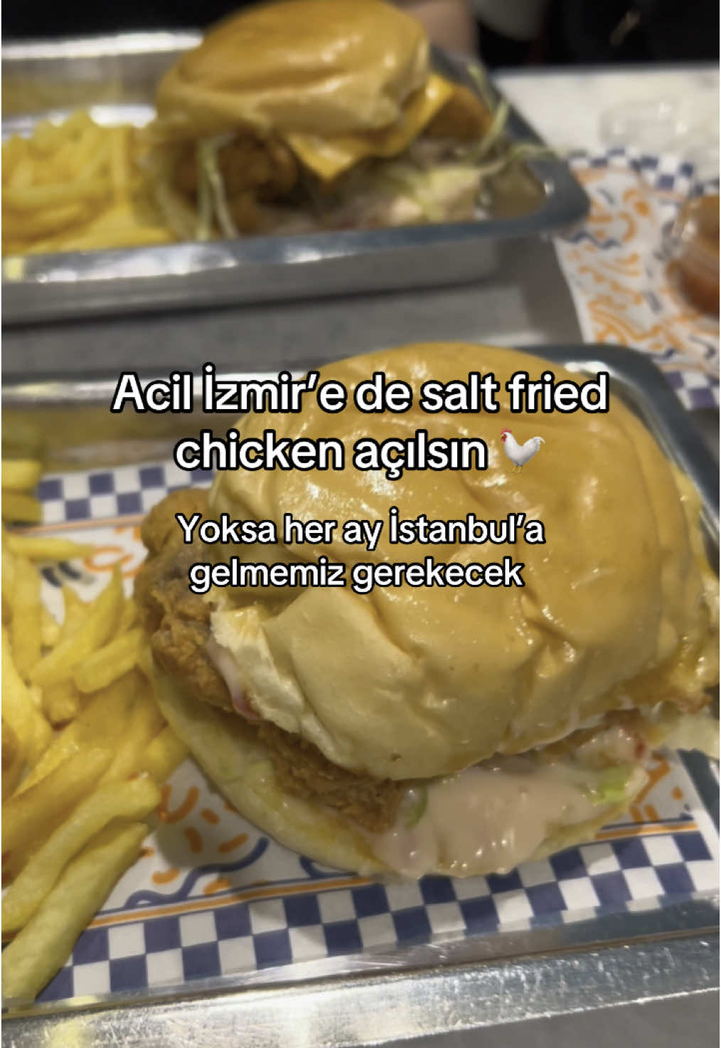 Efso bi lezzeto 😋  Reklam değil #saltfriedchicken #kadıköy #burger #moda #keşfet 