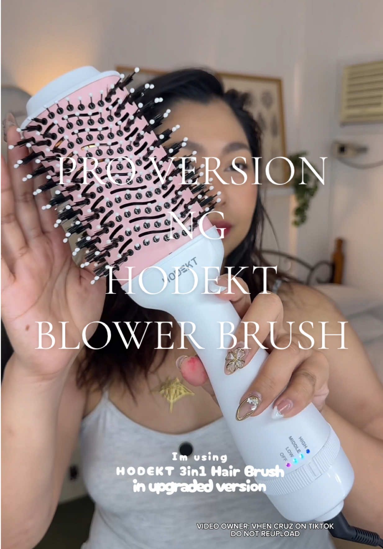 Mas bet ko tong pro version ng blower brush!! Ang sarap ihagod sa hair 😍😍 #hodekt #hodektblowerbrush #hodektpro #hairtools 