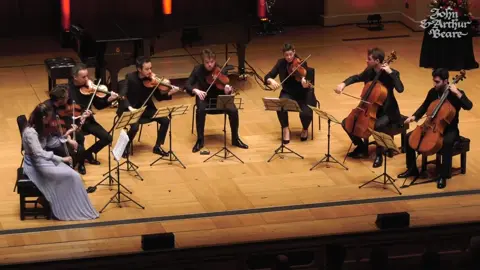 An all-Strdivari performance of Mendelssohn’s Octet 👏 #violin #violinist #viola #cello #cellist #strings #piano #pianist #classicalmusic #music #musician #musiciansoftiktok 
