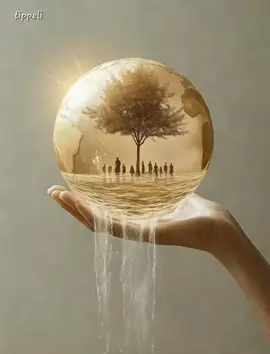 [ The Golden Sphere of Life ]  @Hailuo AI (MiniMax)  #midjourney #fypシ゚viral #ai #midjourneyart #surreal 